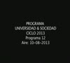 Programa 12 U&S 03-08-2013