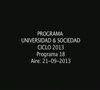 Programa 18 U&S 21-09-2013