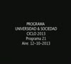 Programa 21 U&S 12-10-2013