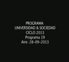 Programa 19 U&S 28-09-2013